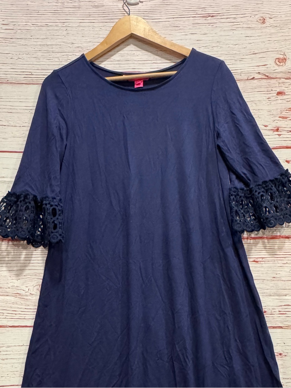 Lilly Pulitzer Ophelia Dress in True Navy Sz M - Picture 5 of 13